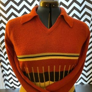 Vintage size S cropped 70’s acrylic sweater